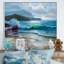«Morning Sunlight On The Sea Waves», art mural nautique et côtier sur toile-2112092103-2112092107