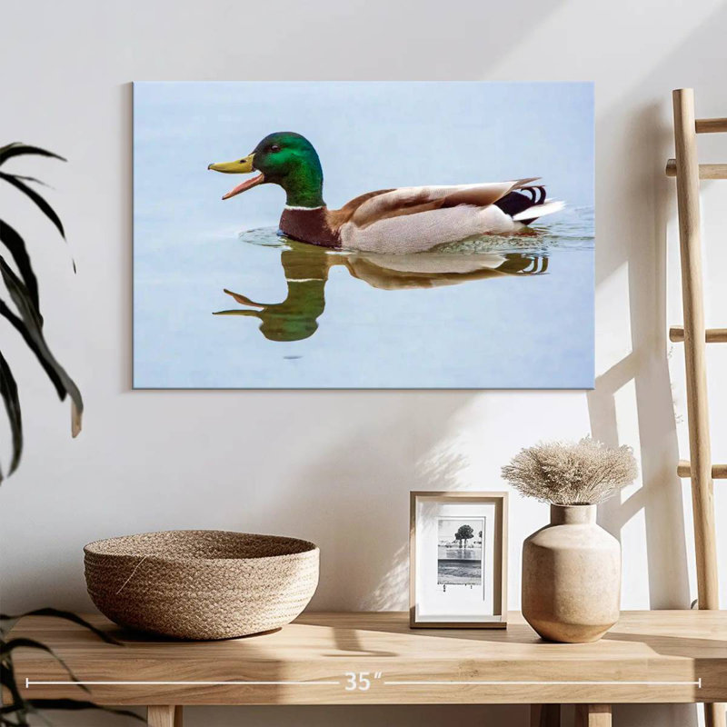 Brampt Floating Mallard Duck, 16" H x 24" W