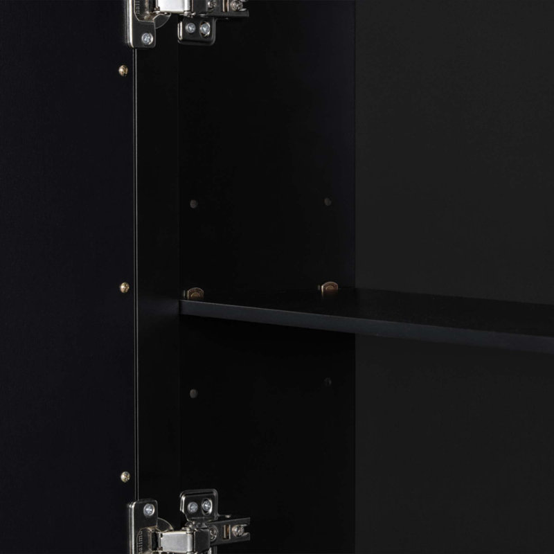 36'' Medicine Cabinet, Black