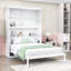 Armoire lit escamotable Murphy avec tablettes intégrées et relevage hydraulique-106950509-106950510