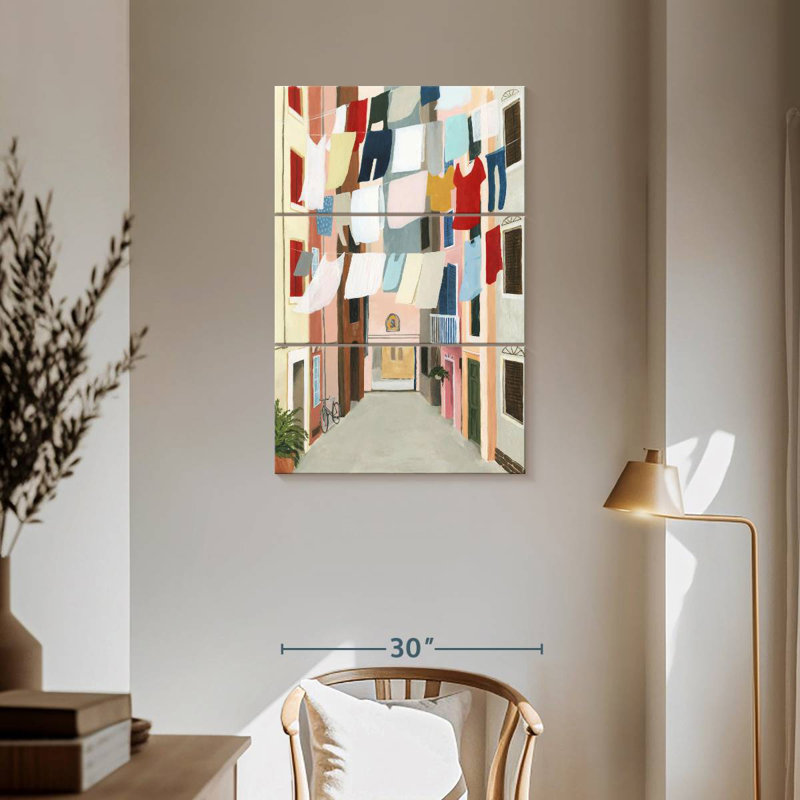 Sireci Today Is Laundry Day II, 57" H x 36" W