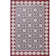 Tapis rouge / gris Calm Step