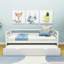 Lit de jour simple en bois avec couchette Edricka-1519562883