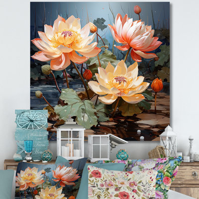 Fleurs de lotus fauves II