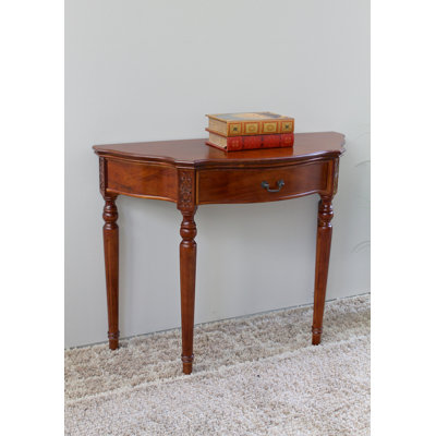 Arvinjot 39'' Solid Wood Console Table