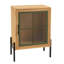Ancle 58cm W Steel Bedside Table