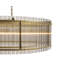 Lustre tambour en verre à intensité variable - Or-1198376788