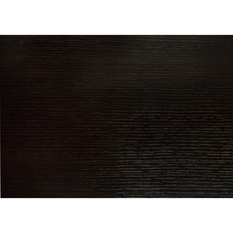 Table d'appoint, côté, bout, support à plante, carré, salon, chambre à coucher, stratifié, contemporain, moderne, Bois noir