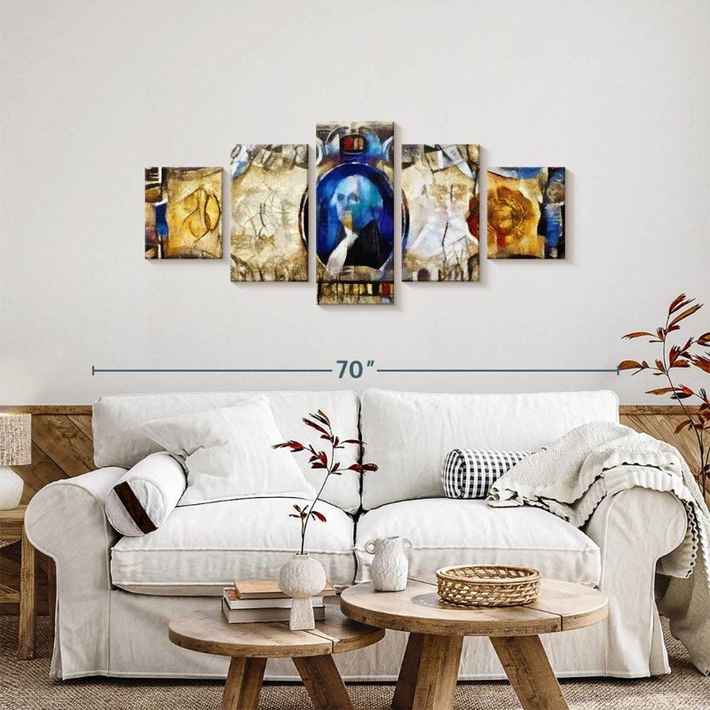 Abstract Money Bill, 24" H x 55" W