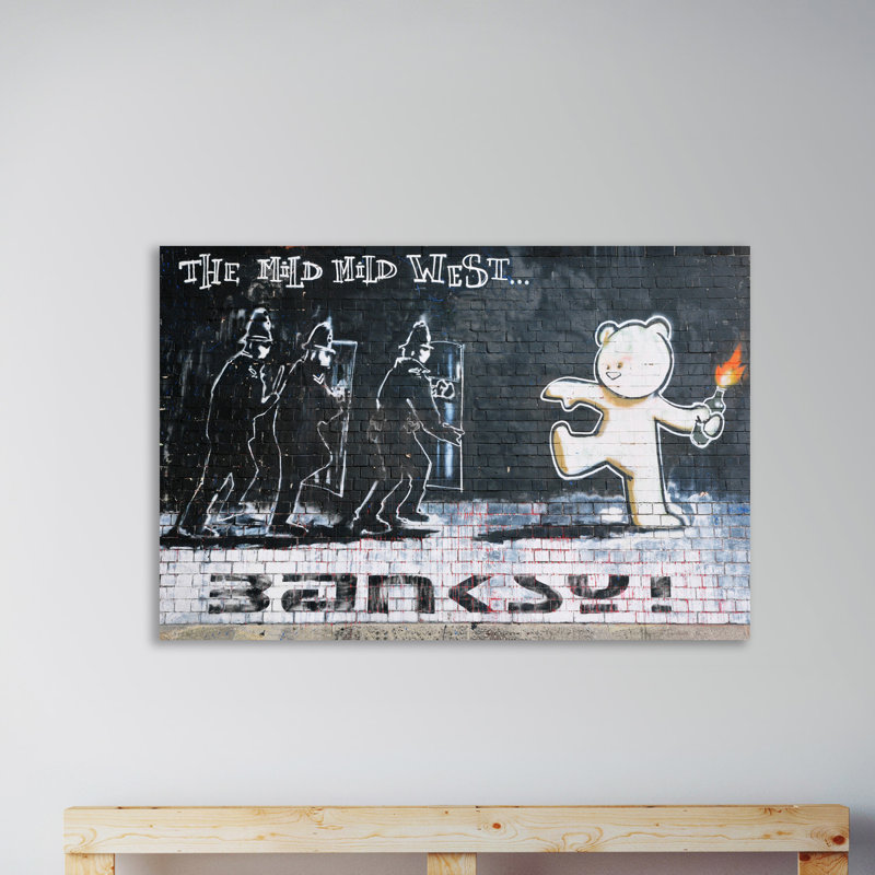 « the doux doux west », reproduction d’impression sur toile tendue, H 12 po x l 18 po x P 1,5 po