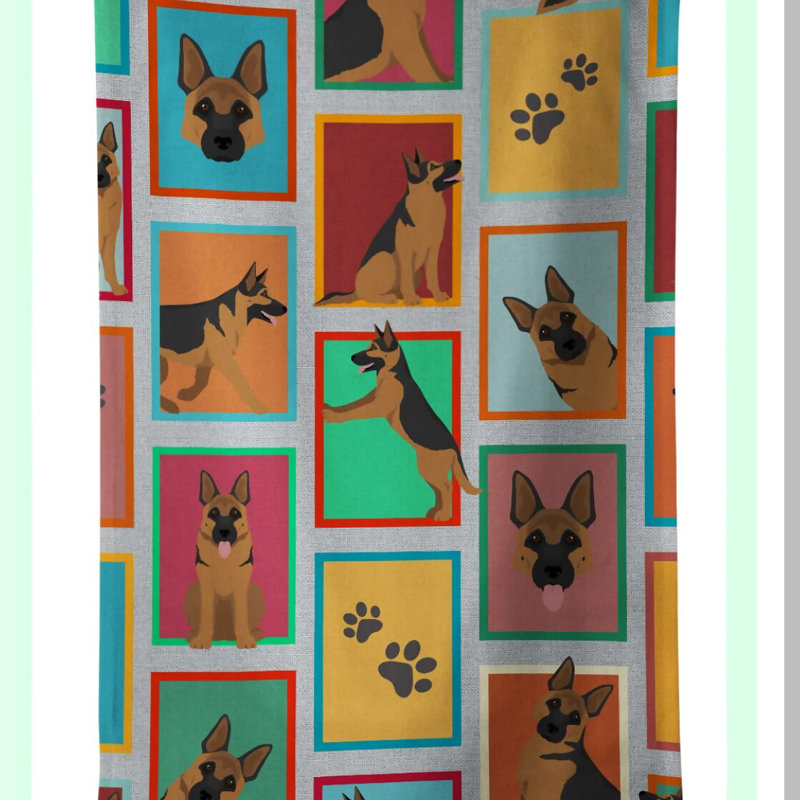 Shepherd's Charm: Decorative German Shepherd Kitchen & Bath Towel Set