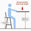 Bar Stool Upholstered Counter Height Bar Stool With Lion Knocker Breakfast Swivel Bar Chair For Kitchen Island