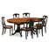 Pilcher Butterfly Leaf Rubberwood Solid Dining Set