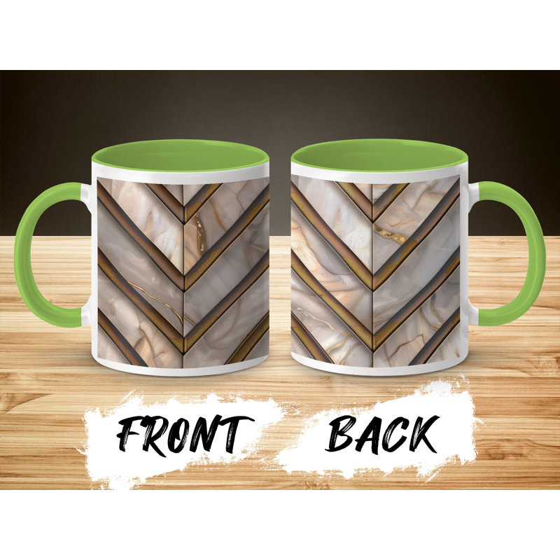 Ceramic Coffee Mug, Light Green