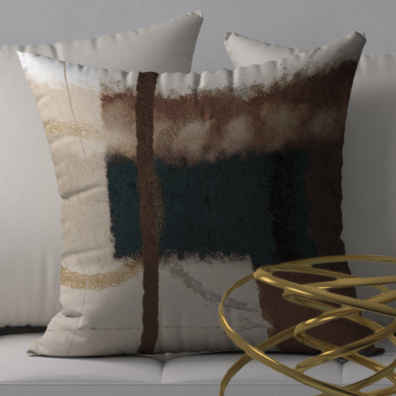  Housse et insert de coussin carré Debonair, 18" x 18"