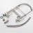 Commercial Kitchen Faucet Pull Down Sprayer Brushed Nickel,Single Handle Kitchen Sink Faucet-119337305
