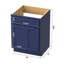 Base de meuble-lavabo simple 24 po seulement-92689575