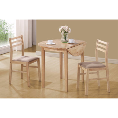 Jomaris 2 - Person Solid Wood Solid Wood Top Four Leg Dining Set