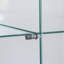 Vitrine à 3 portes avec 4 tablettes en verre-1305373945