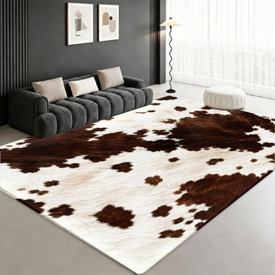 Tapis lavable à la machine Cow