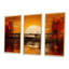 Lune coucher de soleil ferme maison de campagne - art mural fenêtres de ferme-2097953166-2097953154