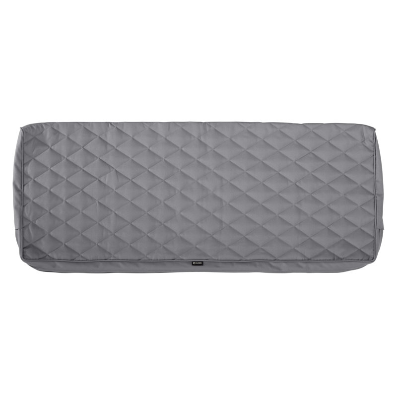 Ayvion Outdoor 3'' Bench Cushion Cover, 3" H x 54" W x 18" D, Gray