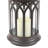 10.63'' Solar Powered Integrated LED Cylinder Lantern