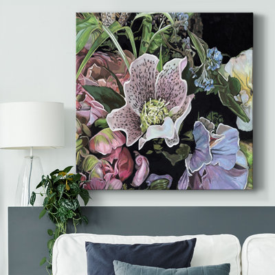 Velours foncé II - peinture sur toile tendue