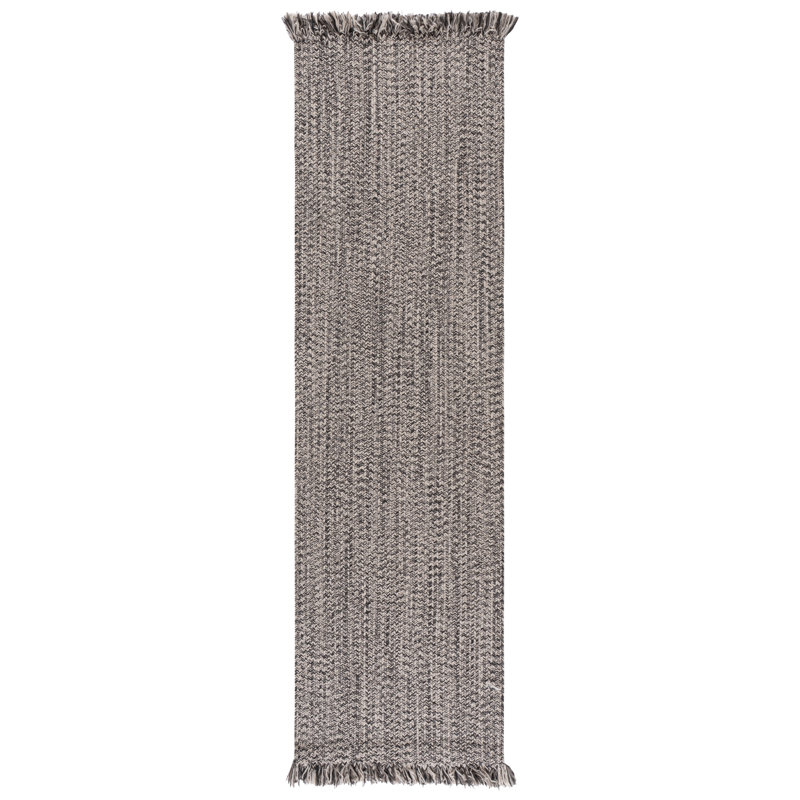 Braided 301 Hand Woven Machine Washable No Pattern Rug, Runner 2'3" x 8'