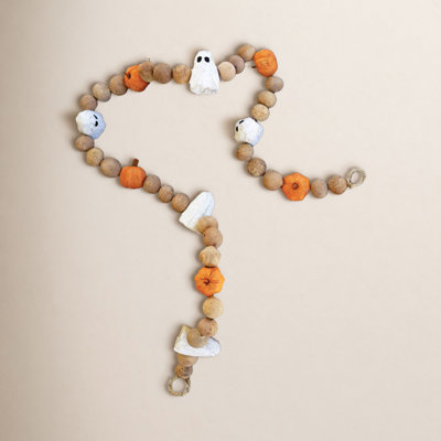 72" Pumpkin and Gourd Halloween Garland