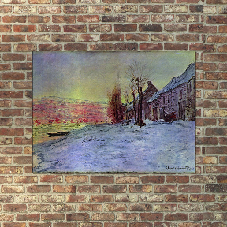 Claude Monet - Wrapped Canvas Painting, 60cm H x 80cm W x 1.8cm D
