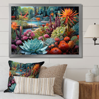 «Succulents Succulent Oasis III», reproduction sur toile