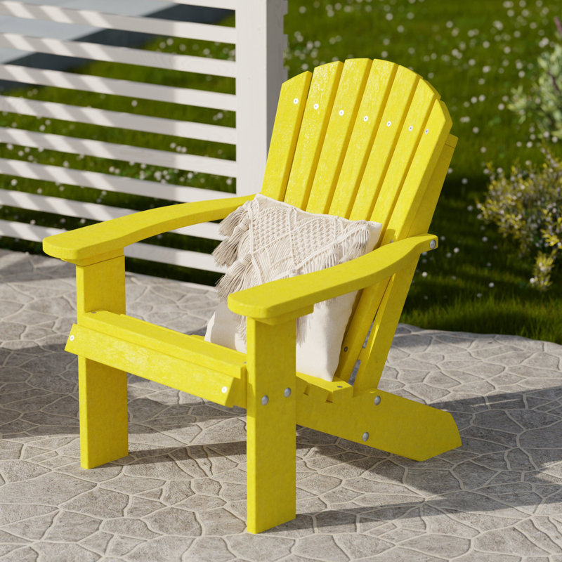 Chaise Adirondack pour enfant Heritage, Jaune citron