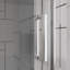 Portes de douche, porte de douche battante sans cadre l 32 po x H 72 po, verre trempé transparent de 1/4 po (6 mm), quincaillerie de finition, installation réversible-123404420