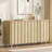 59" Fluted Sideboard With Storage, Large Buffet Cabinet With 4 Doors For Kitchen And Living Room-528691686