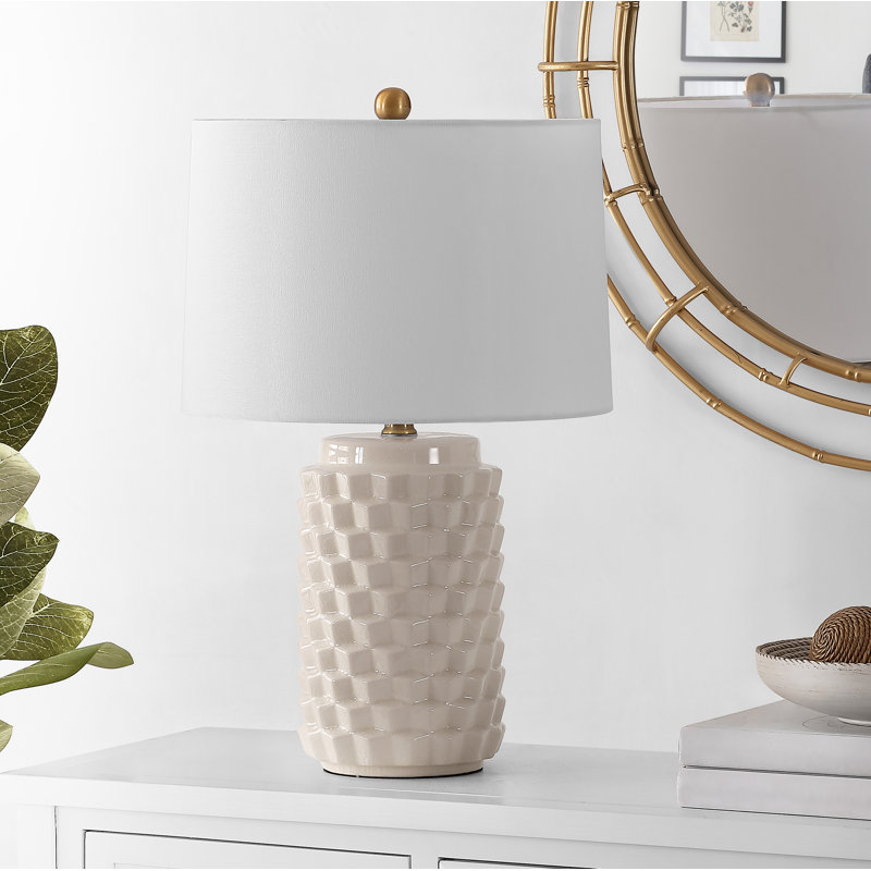 Lampe de table 22,5 po ivoire, Ivory
