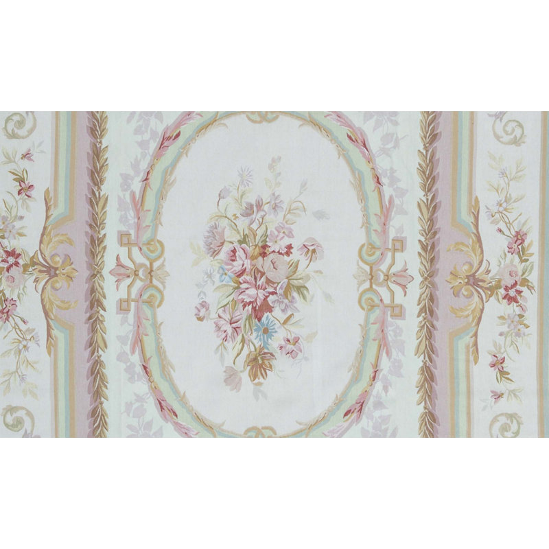 Hand-Knotted High-Quality Beige Area Rug