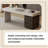 78.74"Modern minimalist rectangular office desk-300055360