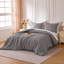 Ensemble de housse de couette Sleep Zone Diamond Grid Flower Craft-117381094-117381109