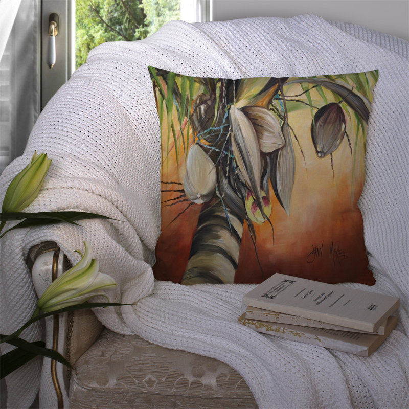 Coussin intérieur / extérieur Coconut Tree, 14 po x 14 po