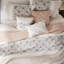 Ensemble de courtepointe 6 pièces, très grand / très grand, en coton, réversible avec literie Collection d'oreiller, rosé, détails-128685161-128685159