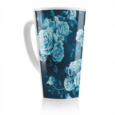 Winter Roses Latte Mug
