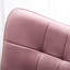 Chaise d'appoint mauve avec rembourrage confortable assorti, structure en bois d'hévéa massif, capitonnage à boutons en losange, garniture soudée, fauteuil de l 28,1 po x P 33 po x H 25 po, support de luxe en velours de l 25,6 po x P 17,5 po