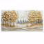 «Blue Gold Pine Tree Misty Mountain Mornings IV», ensemble d'art mural pin-888154270