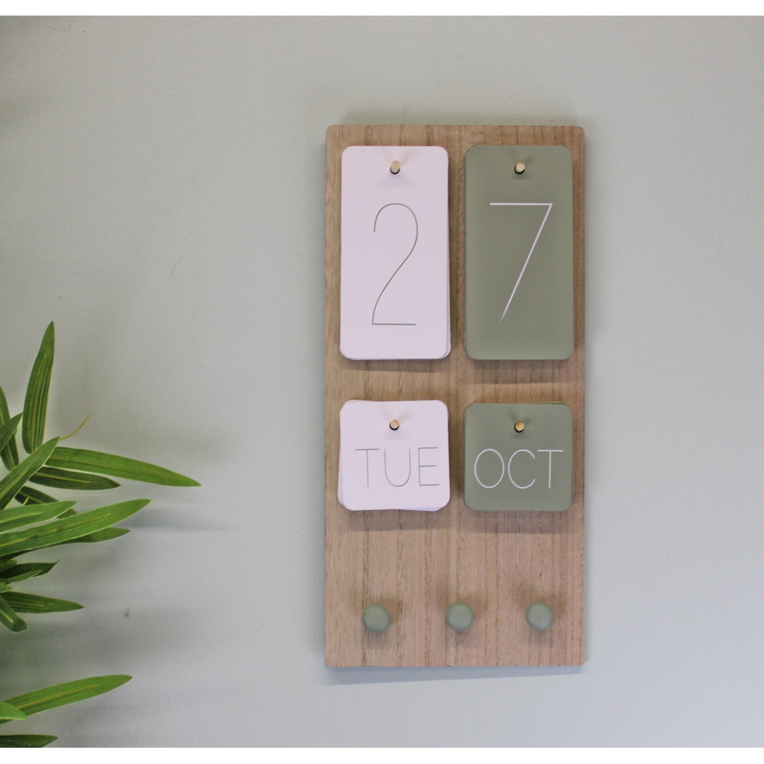 Wall Hanging Calendar Muldoon Sculpture