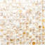 12" x 12" Seashell Grid Mosaic Wall & Floor Tile-61178490