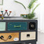 Table basse vintage en bois massif