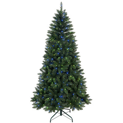 Automatic PVC Christmas Tree With Wifi Controlled Rgb Led Lights