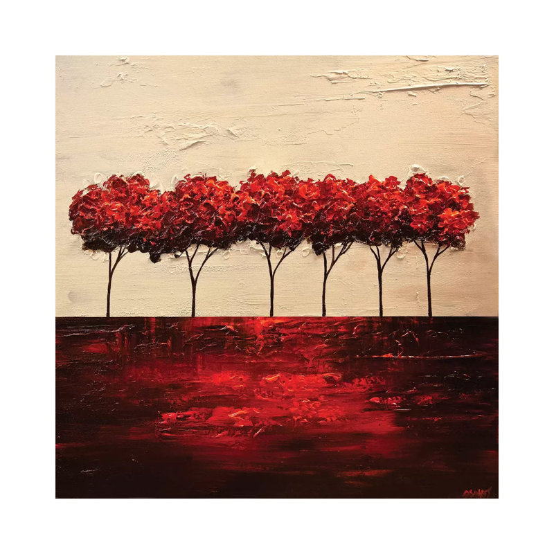 The Guardians by Osnat Tzadok - Wrapped Canvas Painting, 66.04 cm H x 66.04 cm W