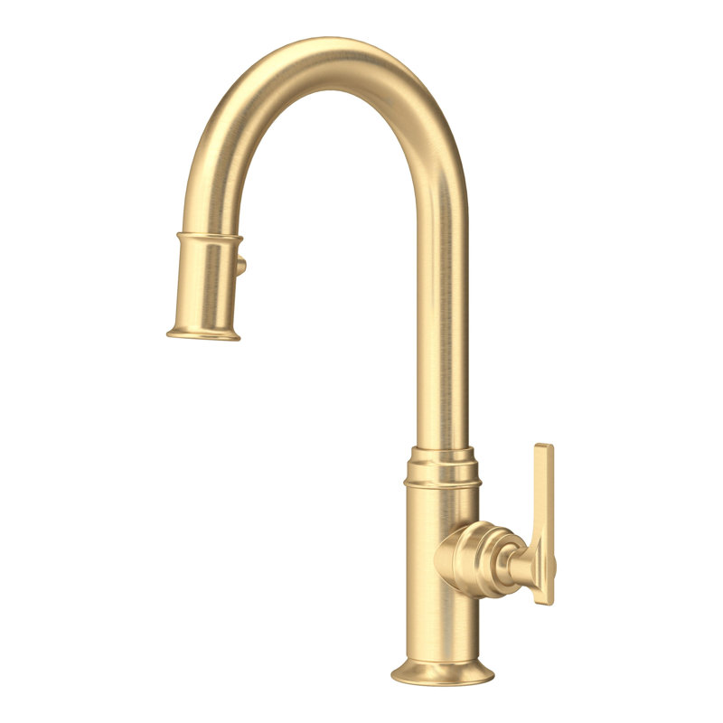 Southbank Pull-Down Bar/Food Prep Kitchen Faucet, Satin English Gold
